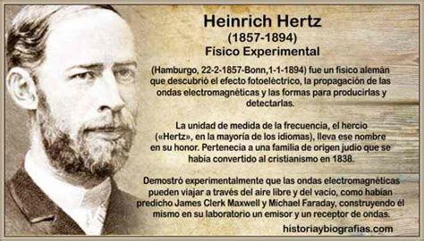 Biography of Heinrich Hertz .